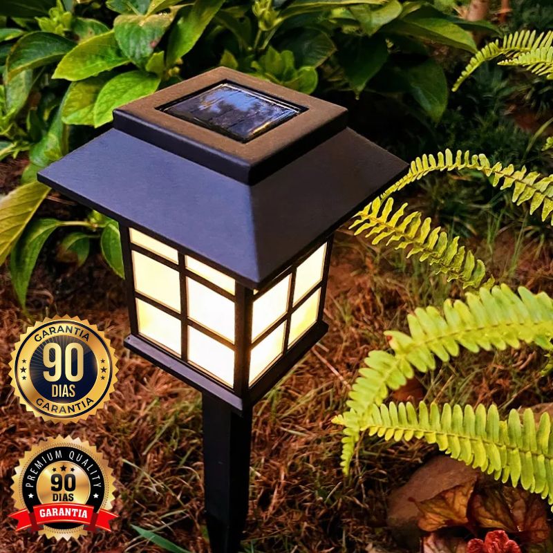 Luminária Solar para Jardim | FRETE GRÁTIS SÓ HOJE - AMERYK