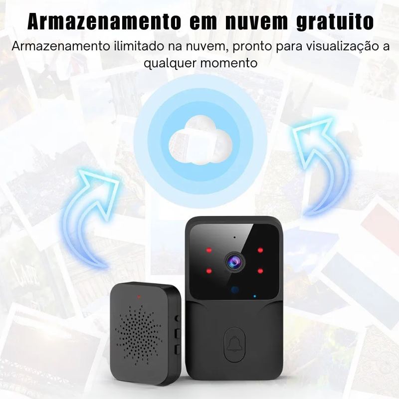 Campainha Wifi com Câmera - FRETE GRÁTIS - AMERYK